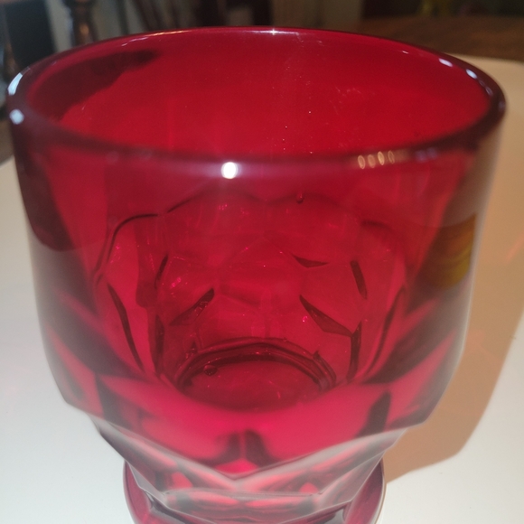 RUBY RED GEORGIAN GLASS - Picture 1 of 3